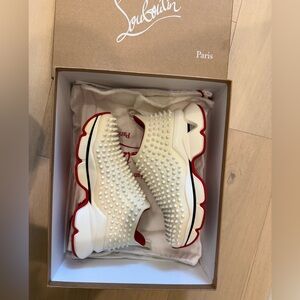 Christian Louboutin Womens Spike Sneakers